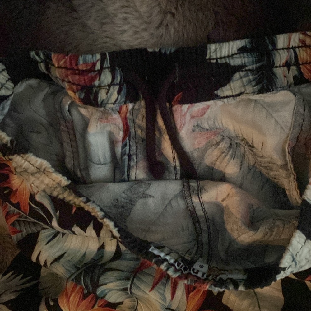 Baldwin Tropical Print Hidden Drawstring Waist Pa… - image 5